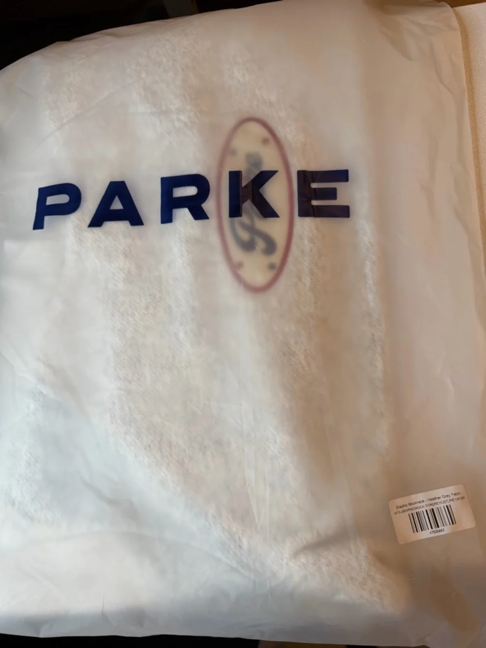 Parke Embroidered Logo Crewneck Sweatshirt from the coastal collection S/M